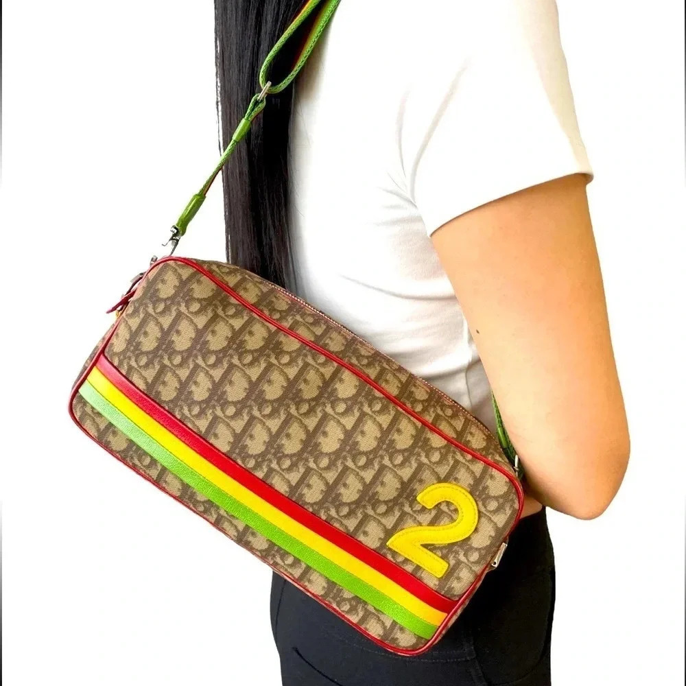 Christian Dior Trotter Monogram Crossbody/ Dior Rasta Bag